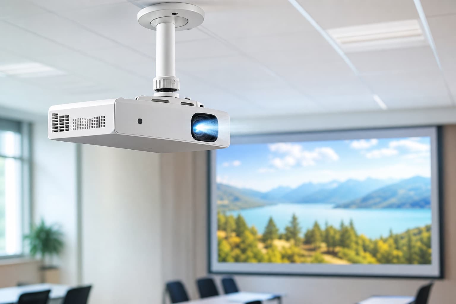 Máy chiếu laser cho phòng học